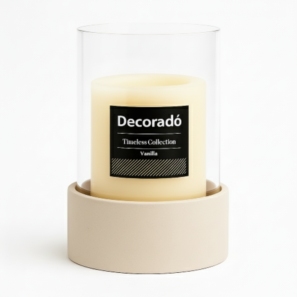 פמוט צילינדר MIX בטון סהרה