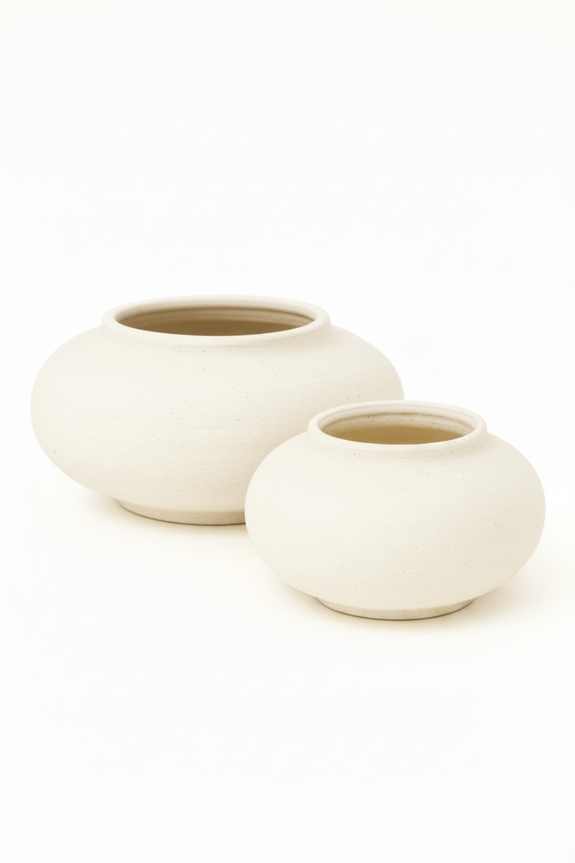 כד ROB בטון לבן 8 ס''מ