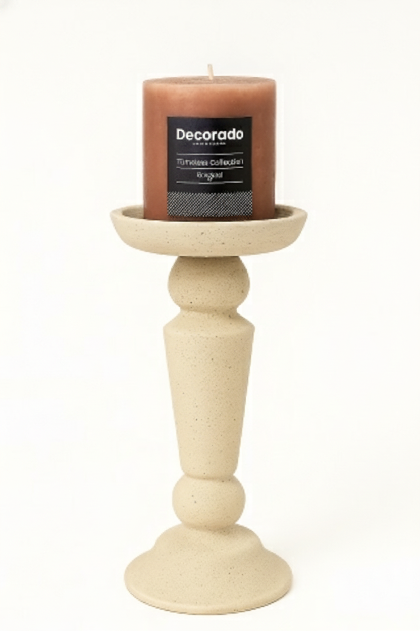 פמוט בטון ROME סהרה 27 ס''מ