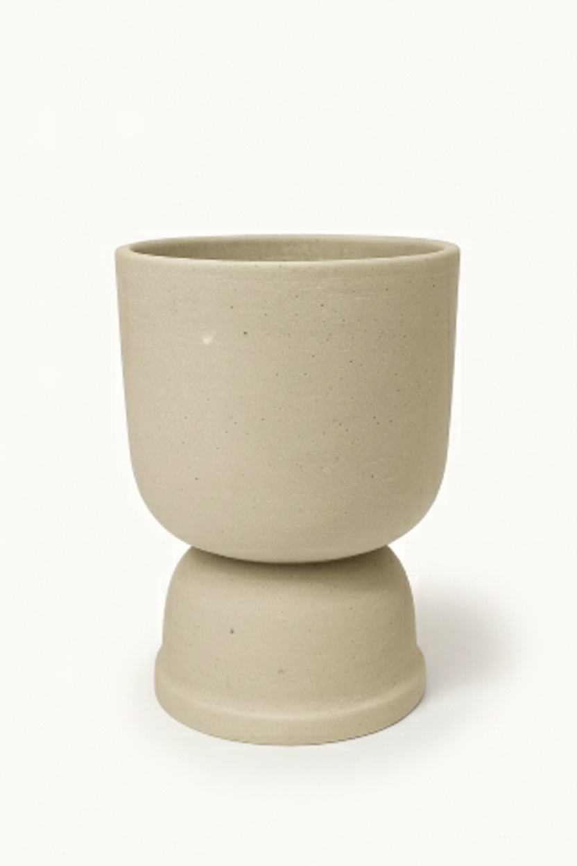 פמוט בטון סהרה LARA קטן 15 ס"מ