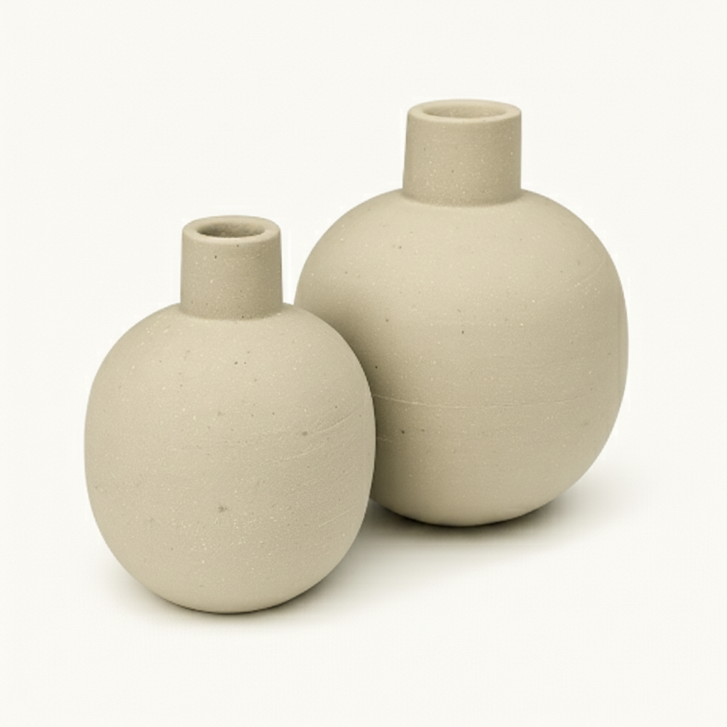 כד בטון סהרה NOOR גדול 15*5 ס"מ