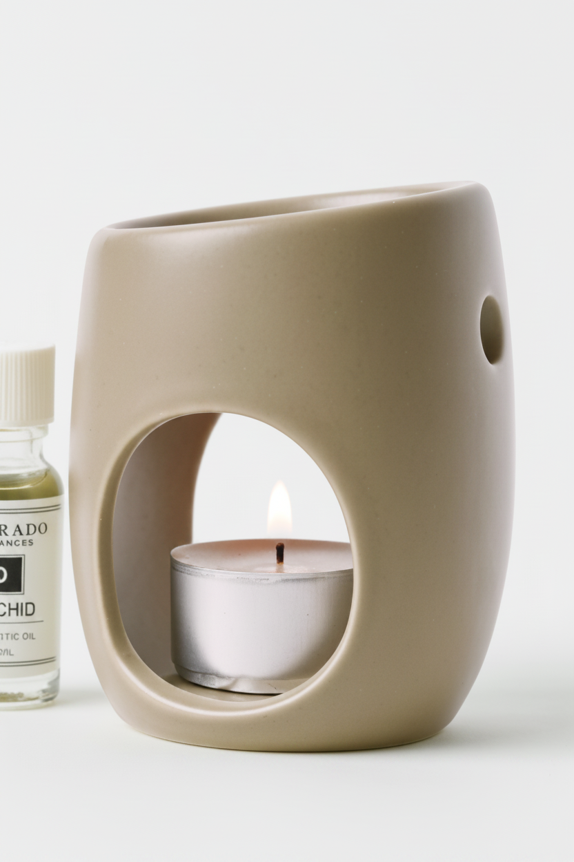 מבער אליפטי אפור