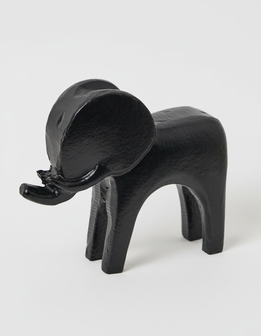 פסל דקורטיבי פיל שחור