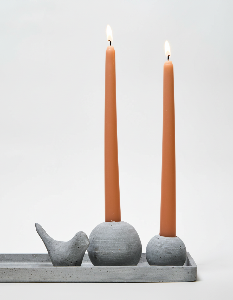 פמוט כדור בטון - 4 ס"מ