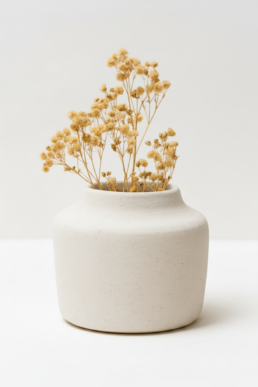 כד ANOR בטון לבן 7 ס"מ