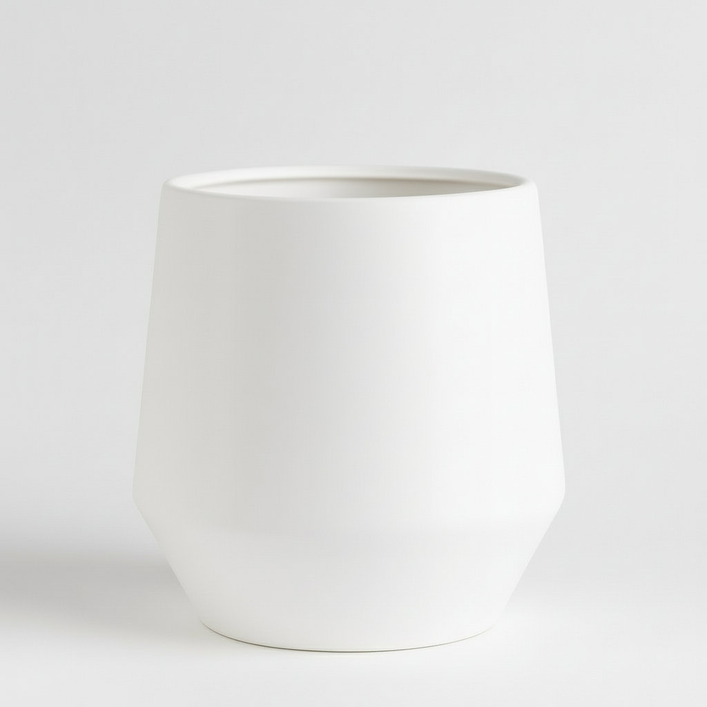 כד חרס JAR לבן 20 ס"מ