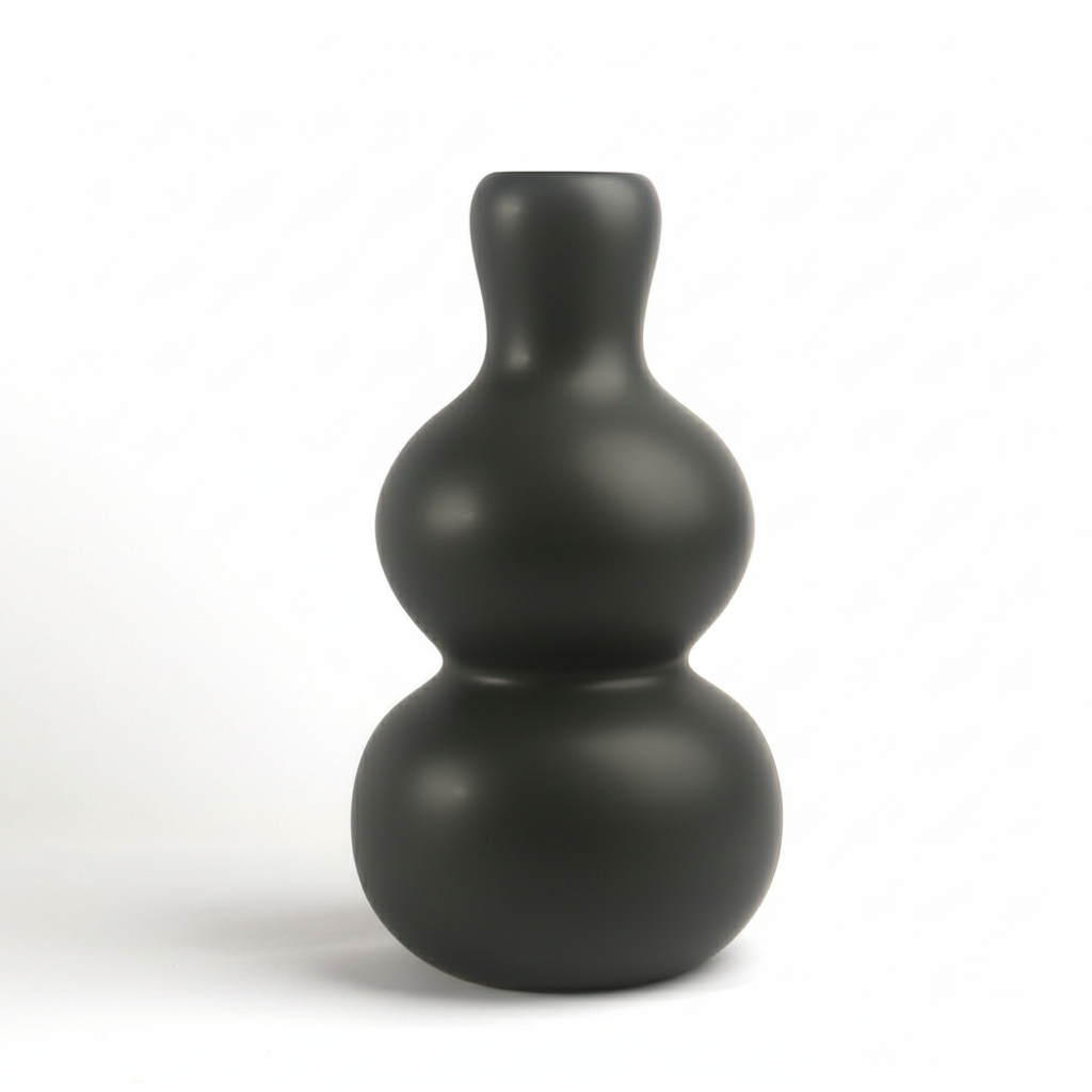 אגרטל חרס GOMI שחור - 30 ס"מ