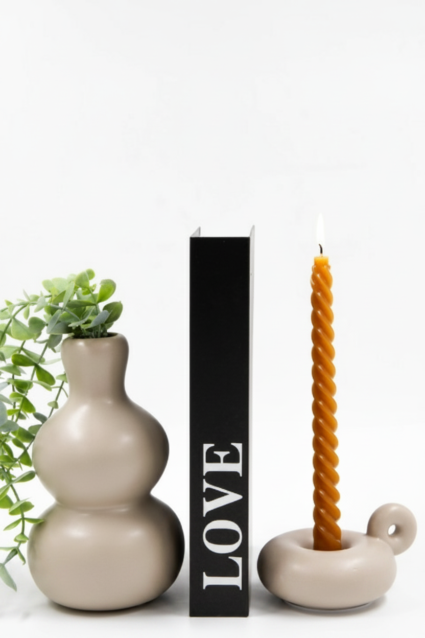 אגרטל חרס GOMI אבן קטן 20 ס"מ