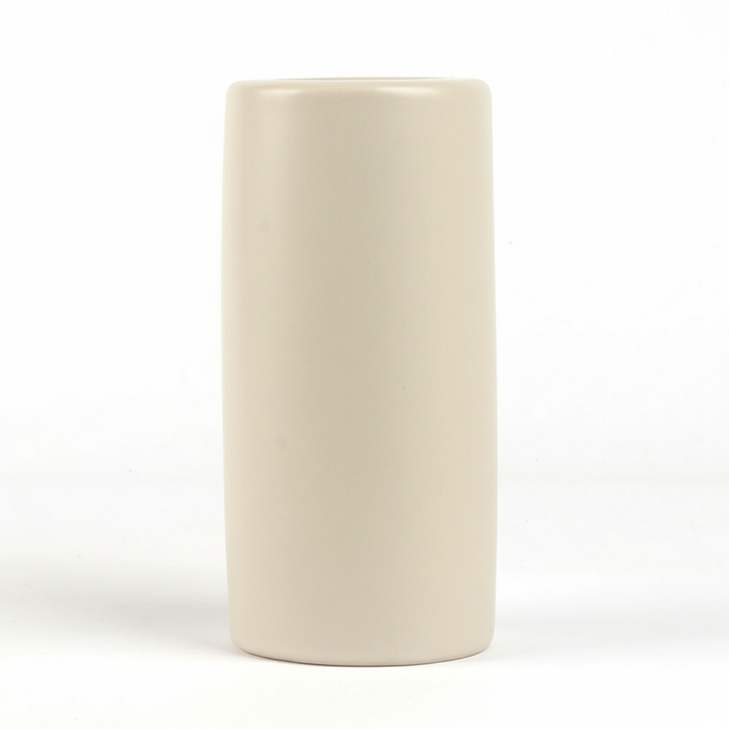 פמוט חרס גליל אבן 15*7 ס"מ