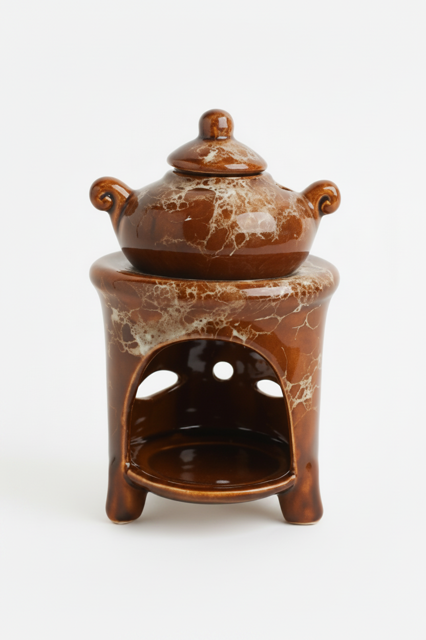 מבער סיר קטן צבעוני - כחול