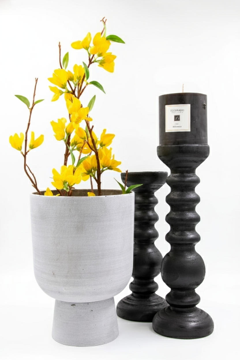 כד BOX על רגל בטון קטן 11*22 ס"מ