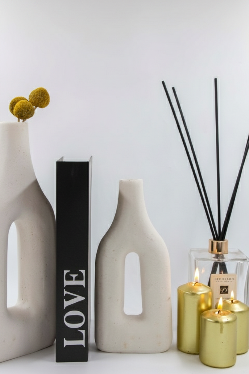 כד בטון לבן TAPER