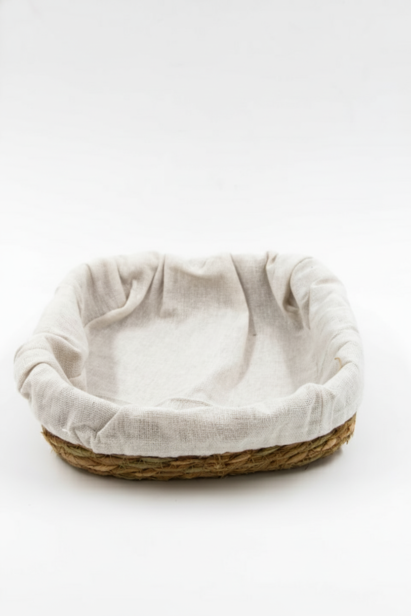 מגש קש עם בטנה 24 ס"מ