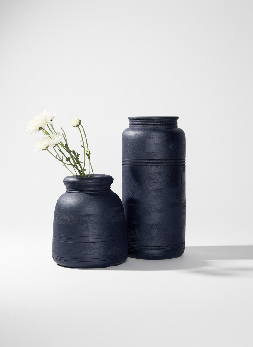 כד עץ STOL שחור