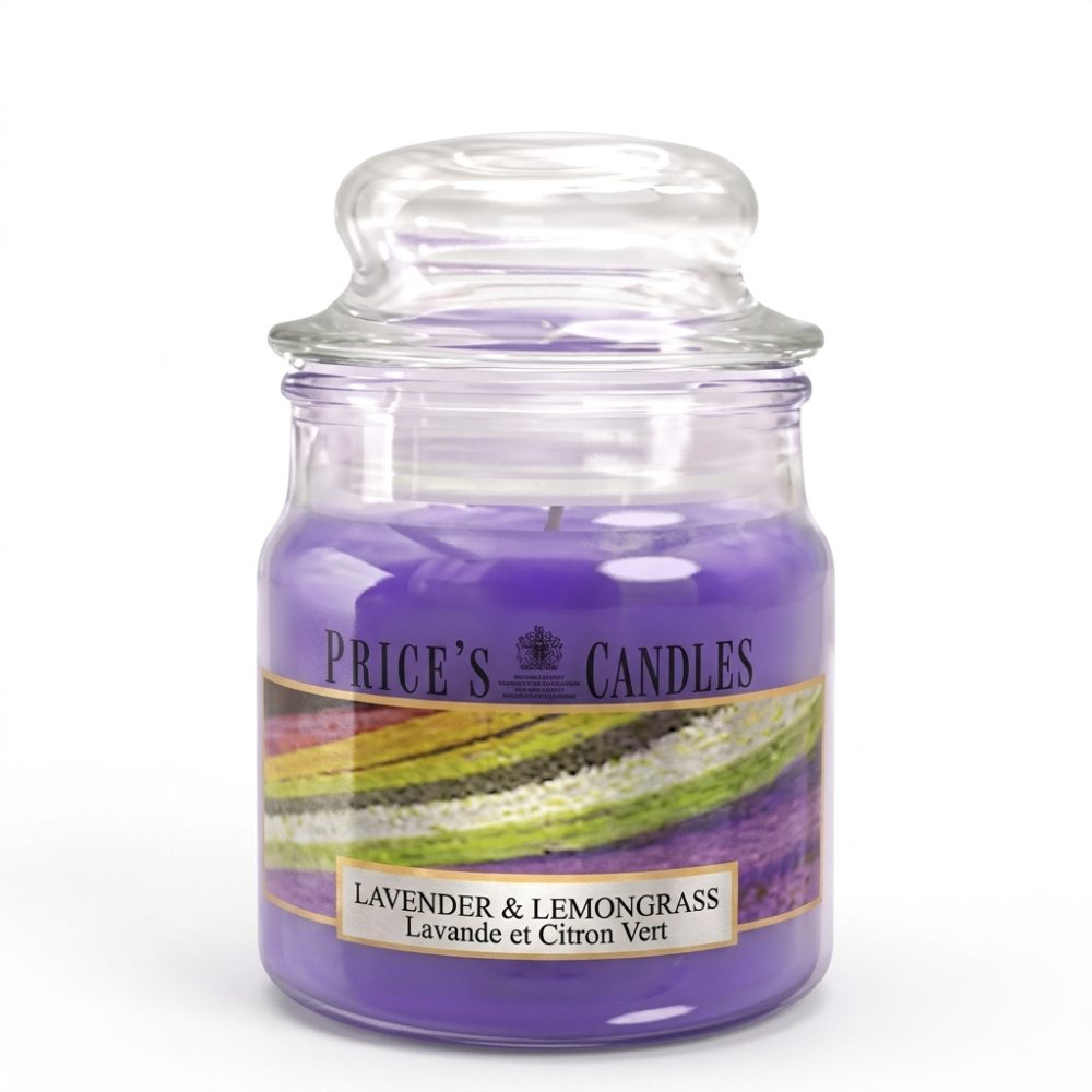 נר פרייסס בריח LAVENDER LEMONGRASS