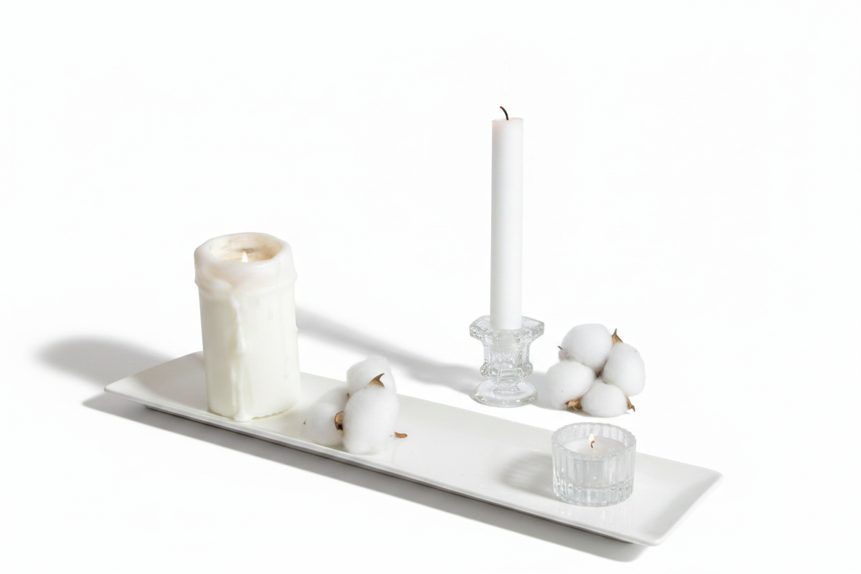 סושי פלייט לבן 6/15 סמ