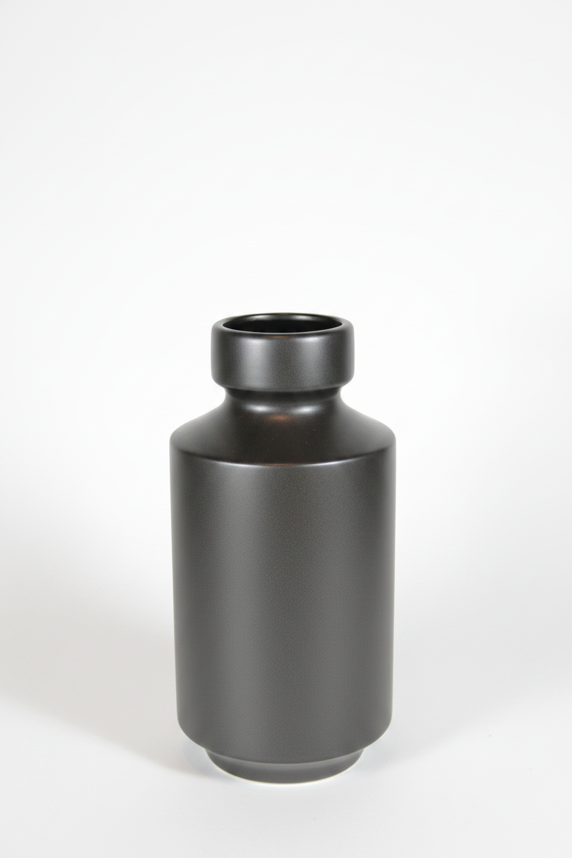 כד חרס ROUND RIKA BLACK S