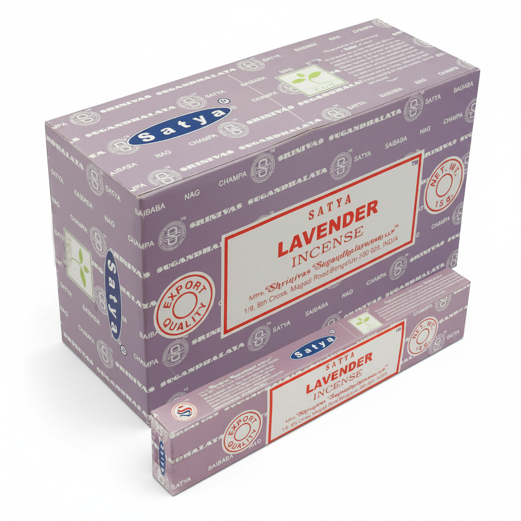 SATYA קטורת 15 גרם LAVENDER