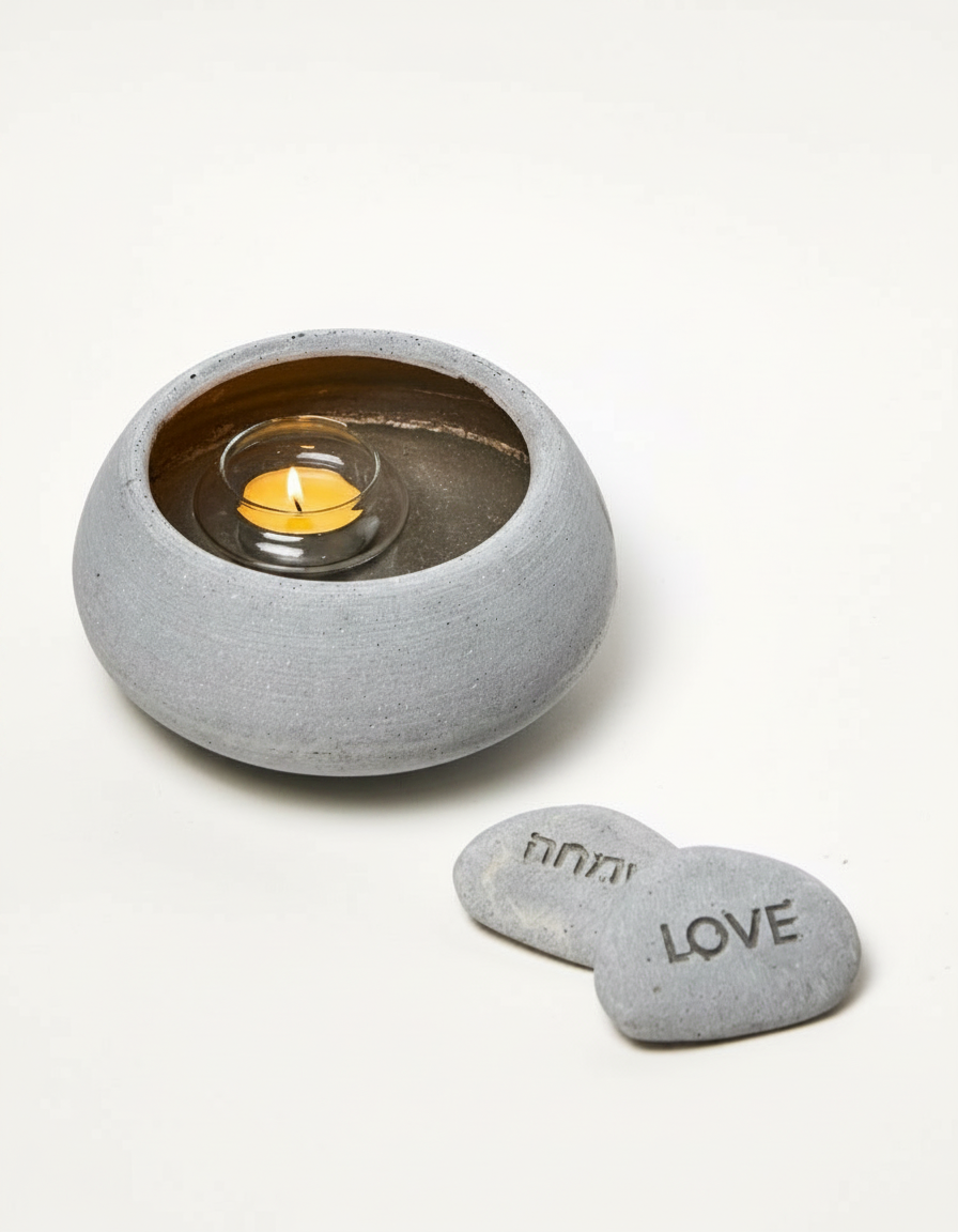 קערת בטון 8*13 ס"מ