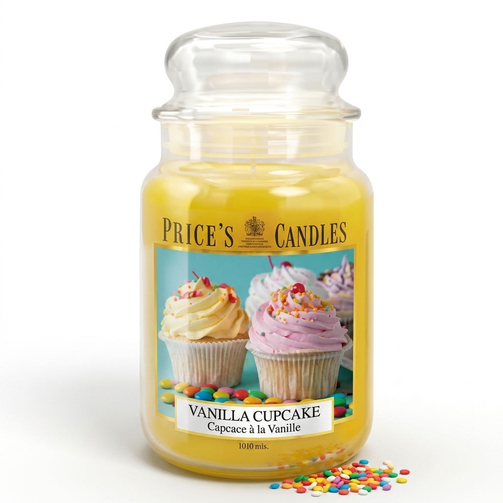 נר פרייסס בריח VANILLA CUPCAKE