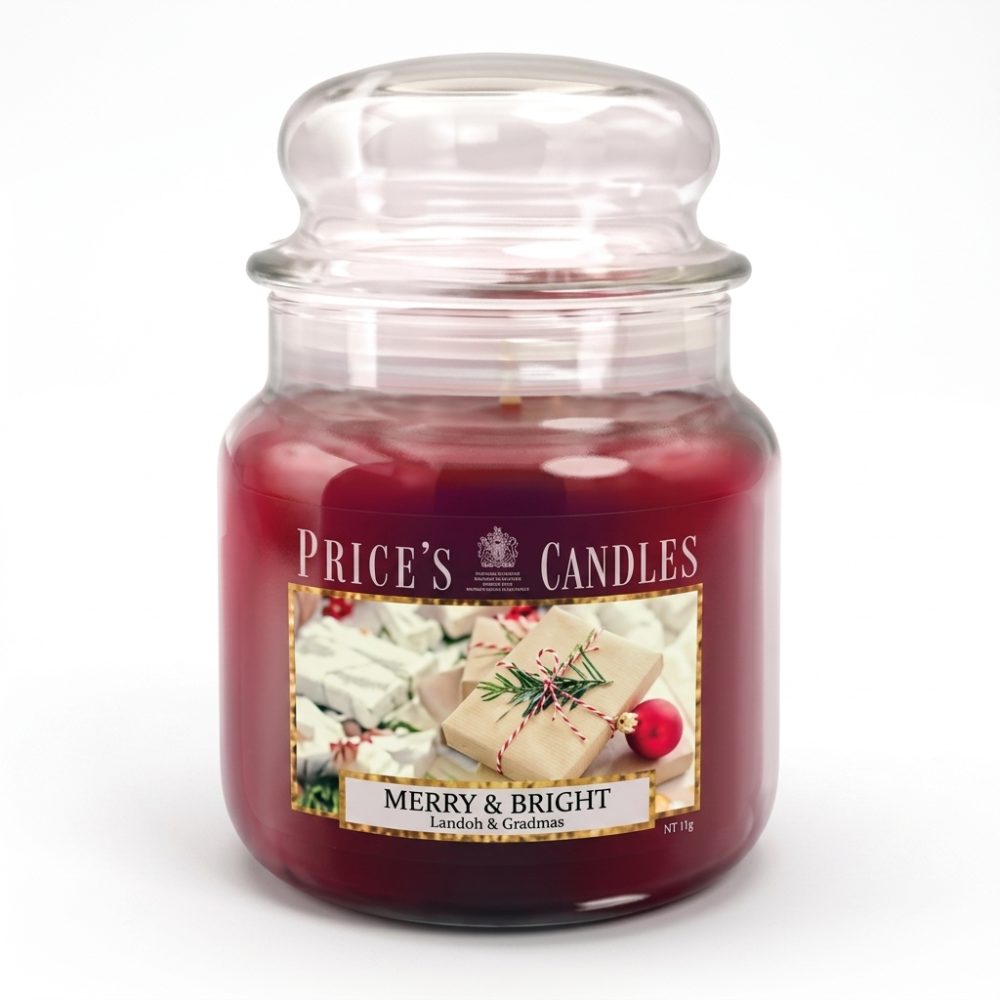 נר פרייסס בריח MERRY & BRIGHT