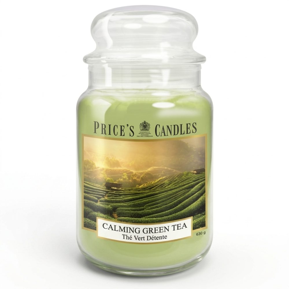 נר פרייסס בריח CALMING GREEN TEA